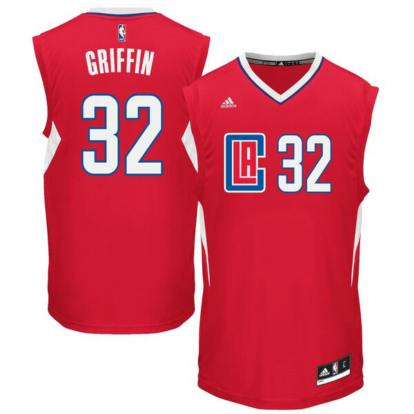 Maillot nba Los Angeles Clippers 2015 adidas Homme Blake Griffin 32 Rouge